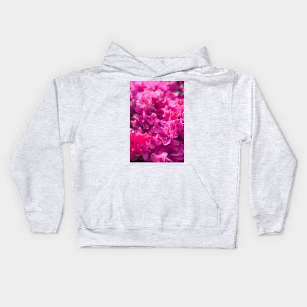 Bougainvillea Kids Hoodie by runlenarun